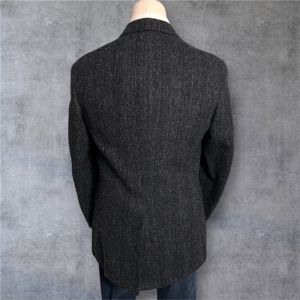 REDWOOD ROSS Vintage Men's Blazer Sport Coat Two Button Jacket 44L TWEED WOOL